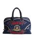 Denim Badges Bowling Bag, back view
